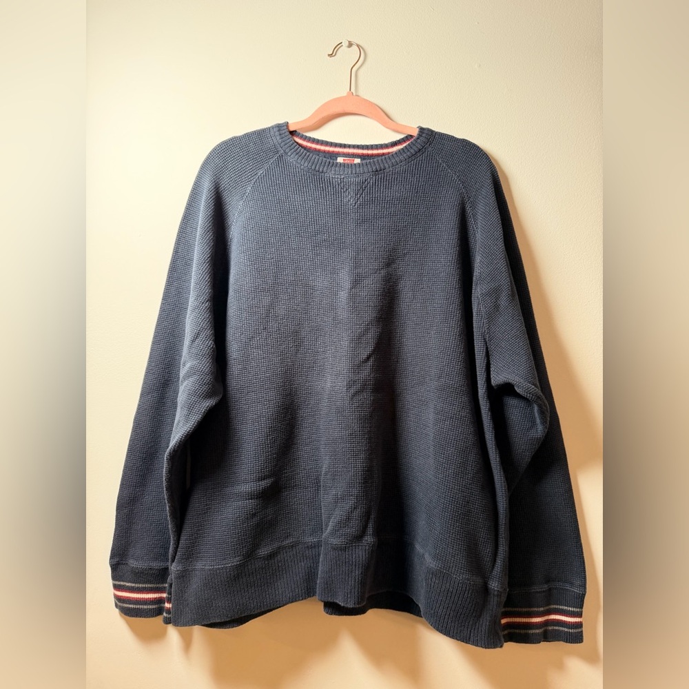 🍄| Levi's Dark Blue Crewneck Sweater